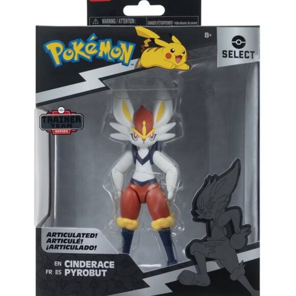 New Sealed Pokémon Select Series 9 Cinderace Exclusive Limited Ed Action Figure - Picture 1 of 9